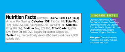 1 oz. Organic Heart Heathy Trail Mix - Pack of 6